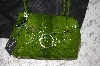 +MBA #34-147  "Olive Green Charlie Lapson "Simona" Hand Bag