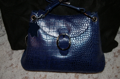 +MBA #34-120  "Indigo Charlie Lapson "Victoria" Hand Bag