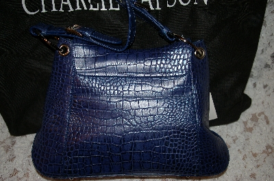 +MBA #34-120  "Indigo Charlie Lapson "Victoria" Hand Bag