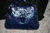 +MBA #34-120  "Indigo Charlie Lapson "Victoria" Hand Bag