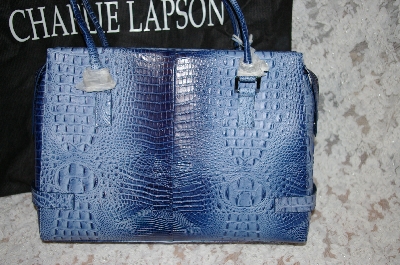 +MBA #34-093  "Blue Charlie Lapson "Stella" Tote Bag