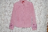 +MBA #35-067  "Pink Look East Embroidered Suede Jacket