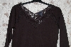 +MBA #36-004  "Black Boston Proper Stretch Top With Lace Trim