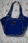 +MBA #36-103  "Blue Max New York Italian Patent Double Handled Tote