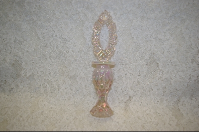 +Fenton Pink Opalescent Perfume Bottle