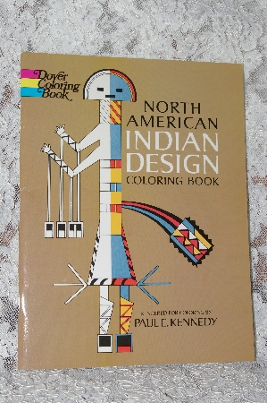 +MBA #40-093  1971 "North American  Indian Design" Coloring Book