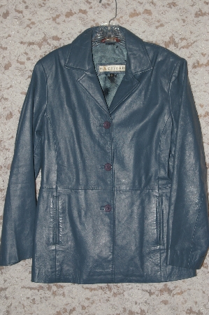 +MBA #49-060   "Blue" Excelled Leather Blazer