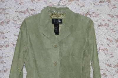 +MBA #49-032   "Green" Brandon Thomas Suede Jacket