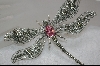 +MBA #PDF   "Large Sterling Marcasite DragonFly Pin