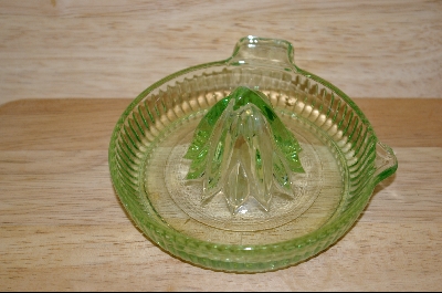 +MBA #4699  "Anchor Hocking Green Glass Reamer #4699