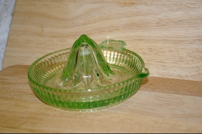 +MBA #4699  "Anchor Hocking Green Glass Reamer #4699