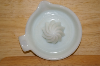 + Pale Green  Milk Glass Reamer #4716