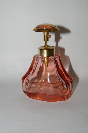 +MBA #55-151 Vintage Made In Austria Pink Glass Perfume Spray Bottle