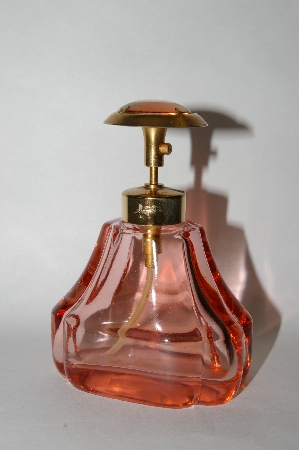 +MBA #55-151 Vintage Made In Austria Pink Glass Perfume Spray Bottle