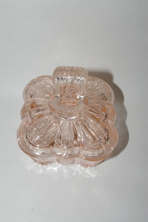 +MBA #55-105  Vintage Light Pink Glass Vanity Or Candy Dish ?
