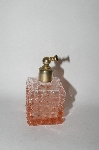 +MBA #55-223  Vintage Square Pink Glass Atomizer