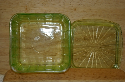 +MBA #4851  "Hocking Panelled Refrigerator Dish #4851