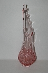+MBA #57-122  "Vintage Fancy Pink Glass Vase