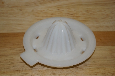 +MBA  "White Milk Glass Reamer Top #4837