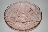+MBA #60-037  " Vintage Pink Glass "Mayfair  Open Rose" Serving Dish