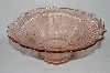 +MBA #60-296  "Large Vintage Pink Glass "Mayfair Open Rose" Serving Bowl