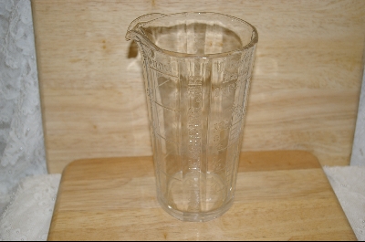 +MBA  "Clear Glass Faimly Measuring Jar #4893