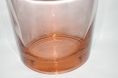 +Vintage Dark Pink Fancy Shaped Glass Vase