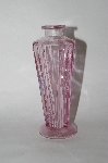+MBA #60-222      "2004  Reproduction Pink Glass Bud Vase