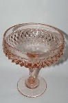 +MBA #61-113   Vintage Pink Depression Glass Large Compote