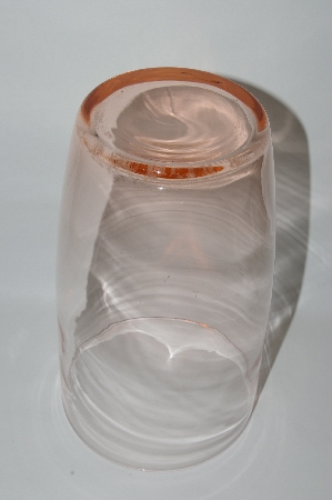 +MBA #61-018   Vintage Pink Glass "Large Vase"