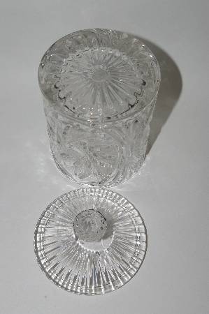 +MBA #61-169      " 1990's Cut Crystal Candy Dish With Lid"
