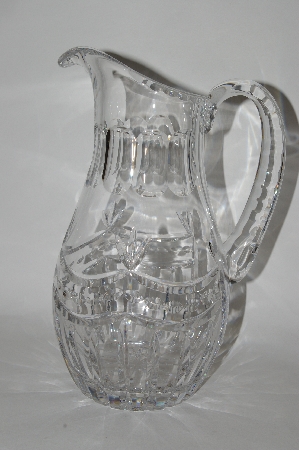+MBA #61-166  1990's  Beautiful & Fancy Clear Crystal Pitcher
