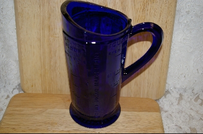 +MBA  "Reproduction Colbalt Blue Measuring Pitcher #5009