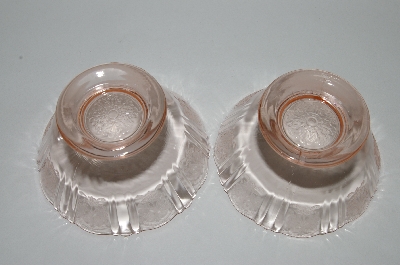 +MBA #62-188 MacBeth Evans Glass Set Of 4 Sherbert Cups 