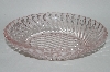 +MBA #62-001  Vintage Pink Depression Glass "Swirl Pattern"  Small Relish Dish