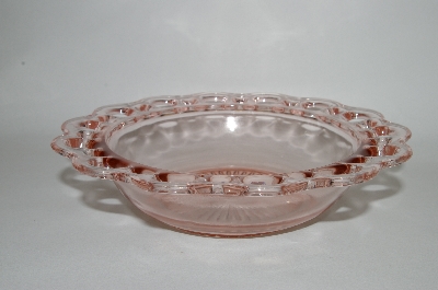 +MBA #62-32  Vintage Pink Depression Glass "Old Colony" Serving Bowl
