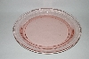 +MBA #62-054  Vintage Pink Depression Glass "Round" Tray