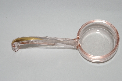 +MBA #63-263  Vintage Pink Depression Glass Light Pink "Ladle"