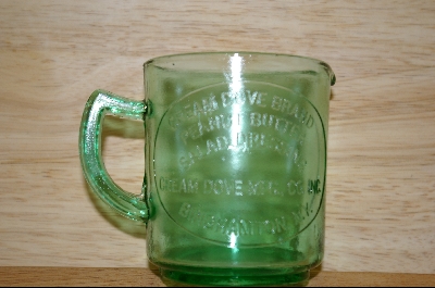 +Reproduction Green Glass Measuring Cup #4825