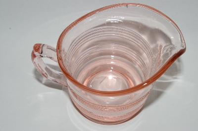 +MBA #63-266  Vintage Pink Depression Glass "Creamer"