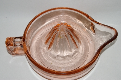 +MBA #64-319  Vintage Pink Glass Reamer