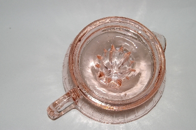 +MBA #64-315   " Vintage Bright Pink Glass Reamer