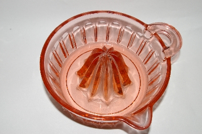 + MBA #64-305  Vintage Pink Glass Reamer