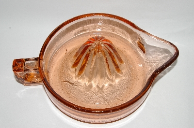 +MBA #64-300  Vintage? Pink Glass Reamer