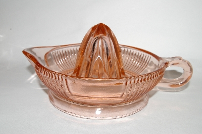 +MBA #64-296  Vintage Pink Glass Reamer