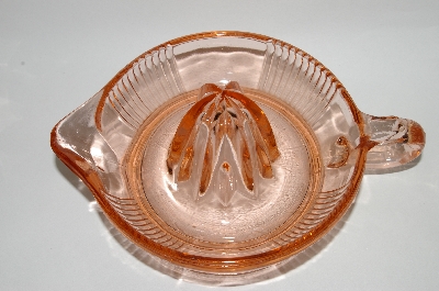 +MBA #64-296  Vintage Pink Glass Reamer