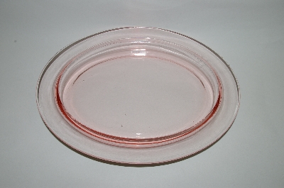  +MBA #64-155  "Vintage Pink Depression Glass Oval Tray