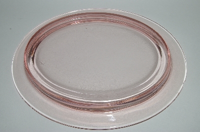  +MBA #64-155  "Vintage Pink Depression Glass Oval Tray