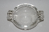+MBA #65-054   Vintage Clear Glass Round Ashtray