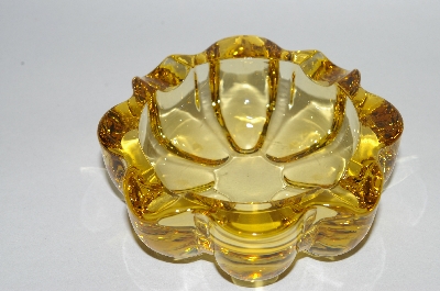 +MBA #64-171   Vintage Amber Glass Ashtray